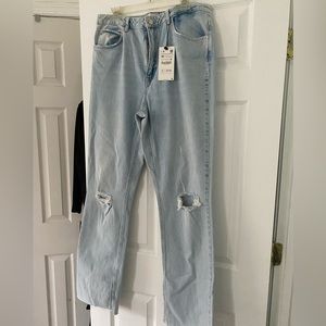 Zara light blue jeans